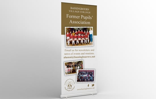 Bassingbourn VC Roller Banner 550x350