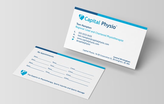Capital Physio Cards 550x350