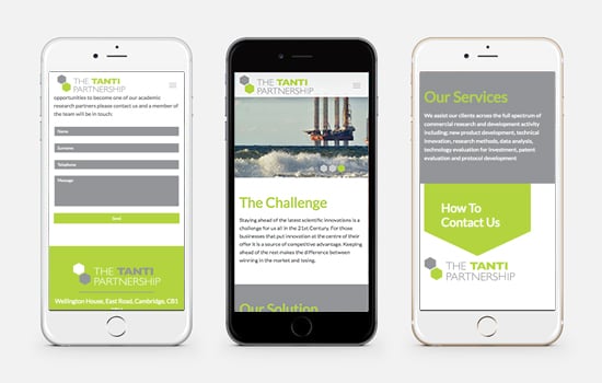 Tanti Mobile Website 550x350