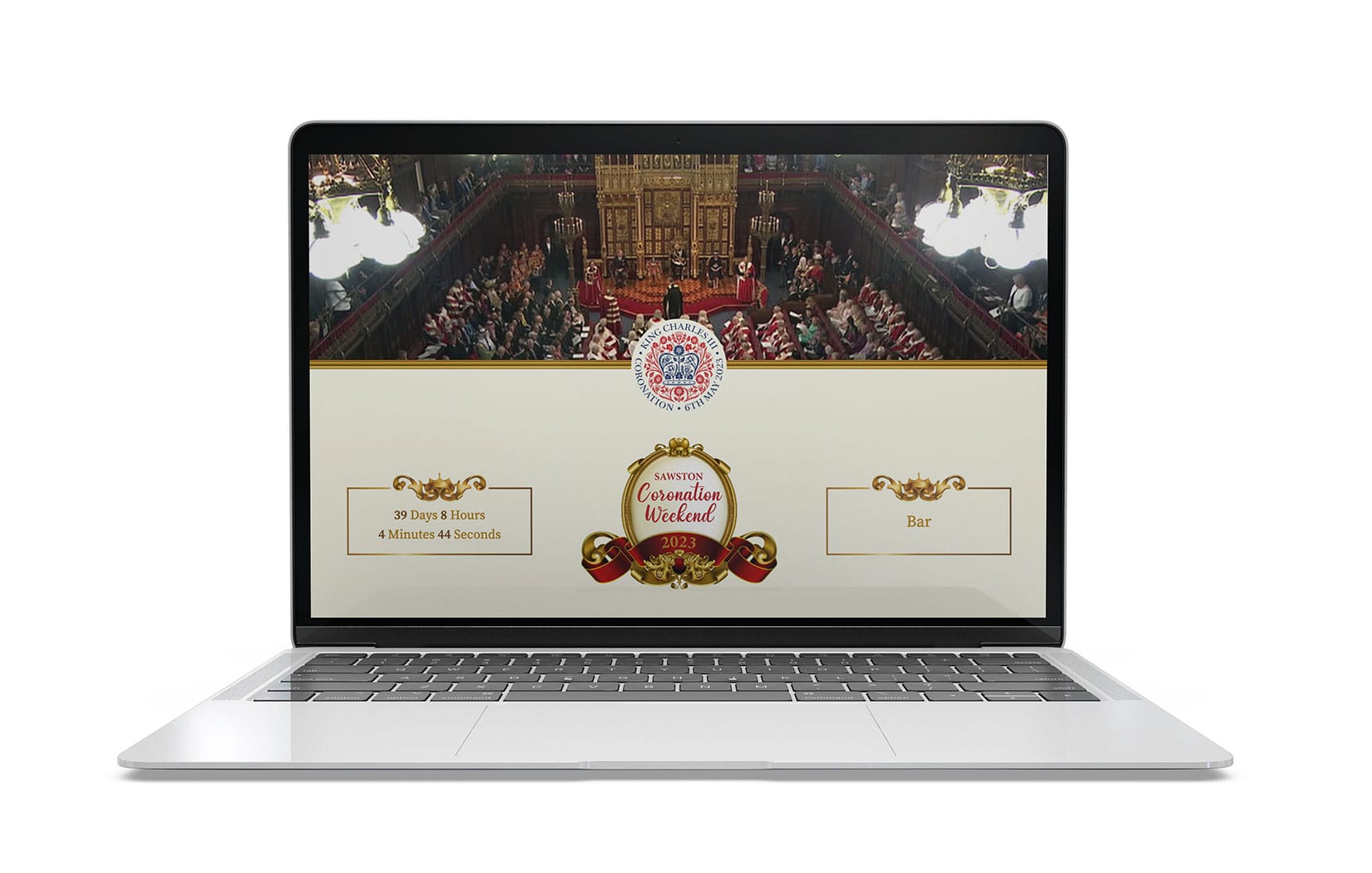 Coronation laptop concept